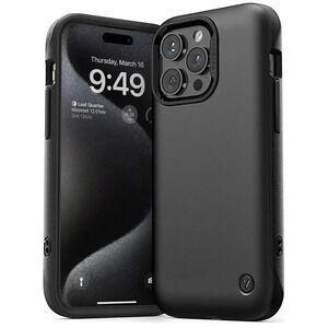 VRS DESIGN Terra Guard‎ Modern MagSafe Case for iPhone 15 Pro 2023 Matte Black